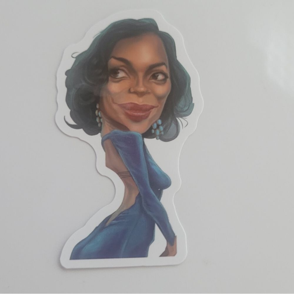 Rosario Dawson Sticker Caricature